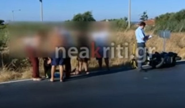 Κρήτη: Χαροπαλεύει οδηγός μηχανής μετά από τροχαίο – Στην εντατική μετά το χειρουργείο – Βίντεο